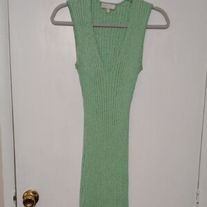 Ronny Kobo Green Knit Dress